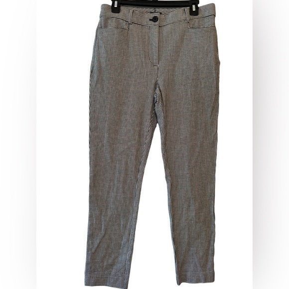 Loft Windowpane Skinny Pants Size 6 - Picture 4 of 11